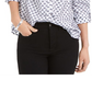 Charter Club Women's Button Down Dressy Blouse Gray Size X-Large