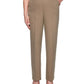 Alfred Dunner Women's Boardroom Straight Leg Pants Brown Size 20X4