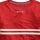 Champion Heritage Script Logo Womens Long Sleeve T-Shirt Red Size L