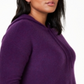 Charter Club Women's Cashmere Thermal Hoodie Purple Size 1X