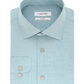 Calvin Klein Men's Steel  Stretch Check Dress Shirt Green Size 18.5x36-37-XL