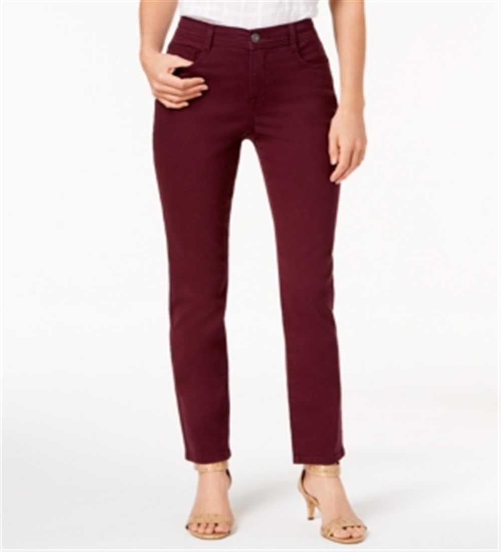 Style & Co Women's Tummy Control Jeans Purple Size 14 Petite