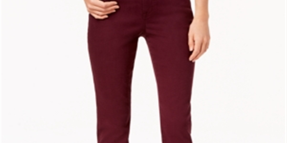 Style & Co Women's Tummy Control Jeans Purple Size 14 Petite