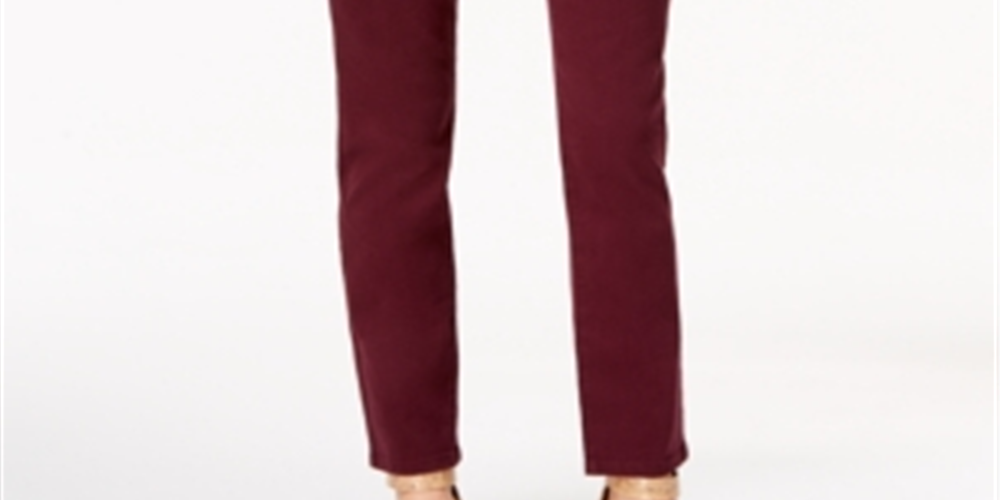 Style & Co Women's Tummy Control Jeans Purple Size 14 Petite