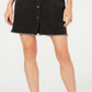 Style & Co Women's Denim Shirtdress Black Size 8