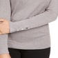 JM Collection Women's Metallic Turtleneck Stud Cuff Sweater Silver Size XX-Large