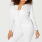 Charter Club Women's Pointelle Knit Cardigan White Size -M