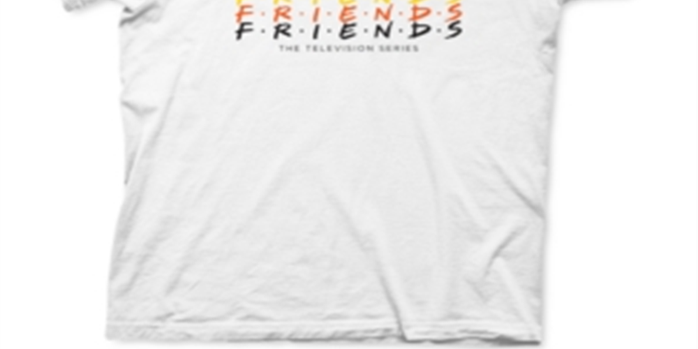 Friends Men's Graphic T-Shirt White Size M