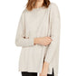 Style & Co Women's Seam Front Tunic Sweater Brown Size X-Small