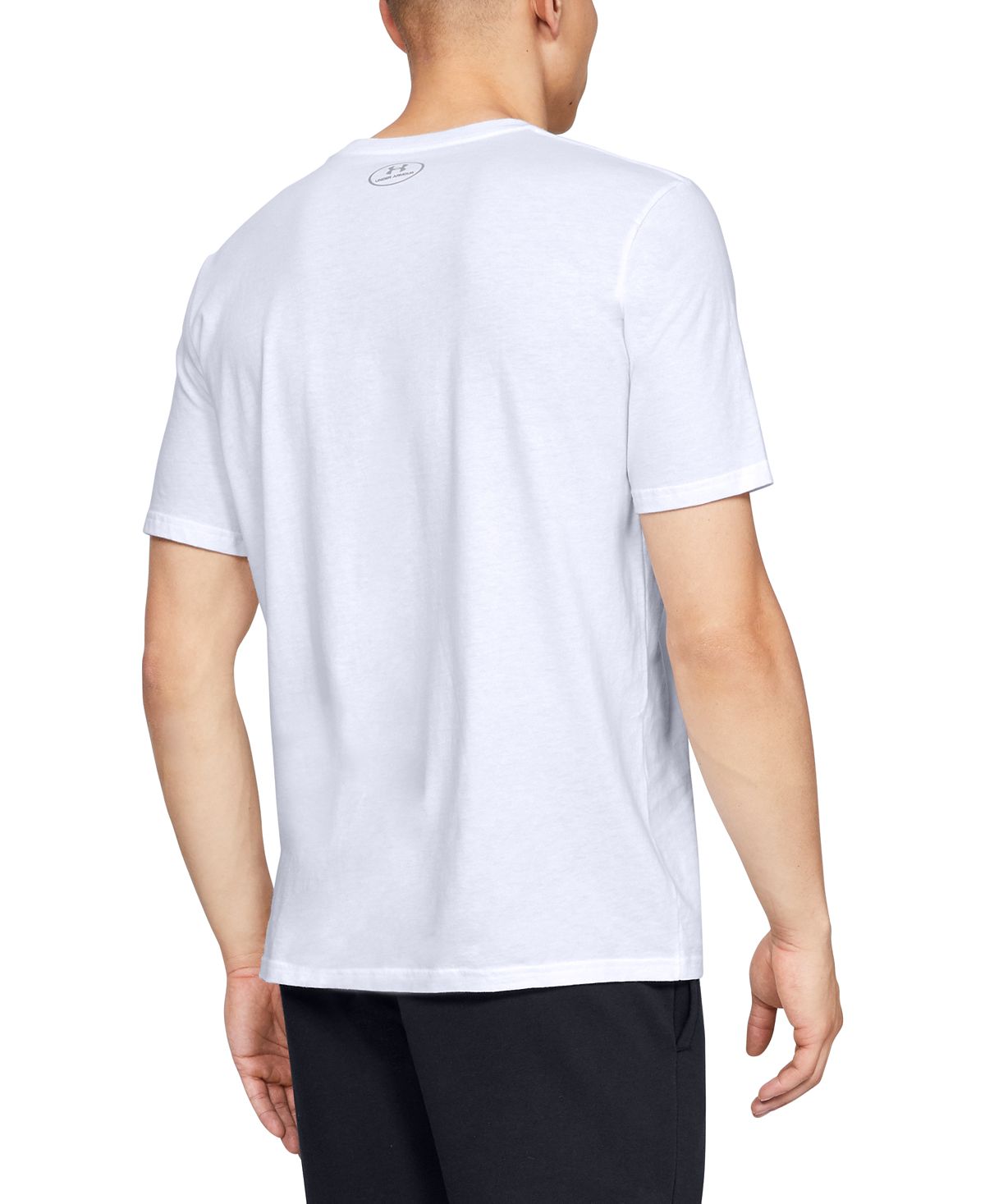 Under Armour Men's Football Field T-Shirt Tee Graphic White Size Small