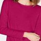 INC International Concepts Women's Twisted Top Pink Size Large