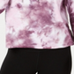 Calvin Klein Women's Tiedye Graphic T-Shirt Purple Size Large