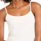 INC International Concepts Women's Spaghetti Strap Scoop Neck Top Beige Size Small