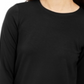 Eileen Fisher Women's Crewneck Long Sleeve Top Black Size S/P