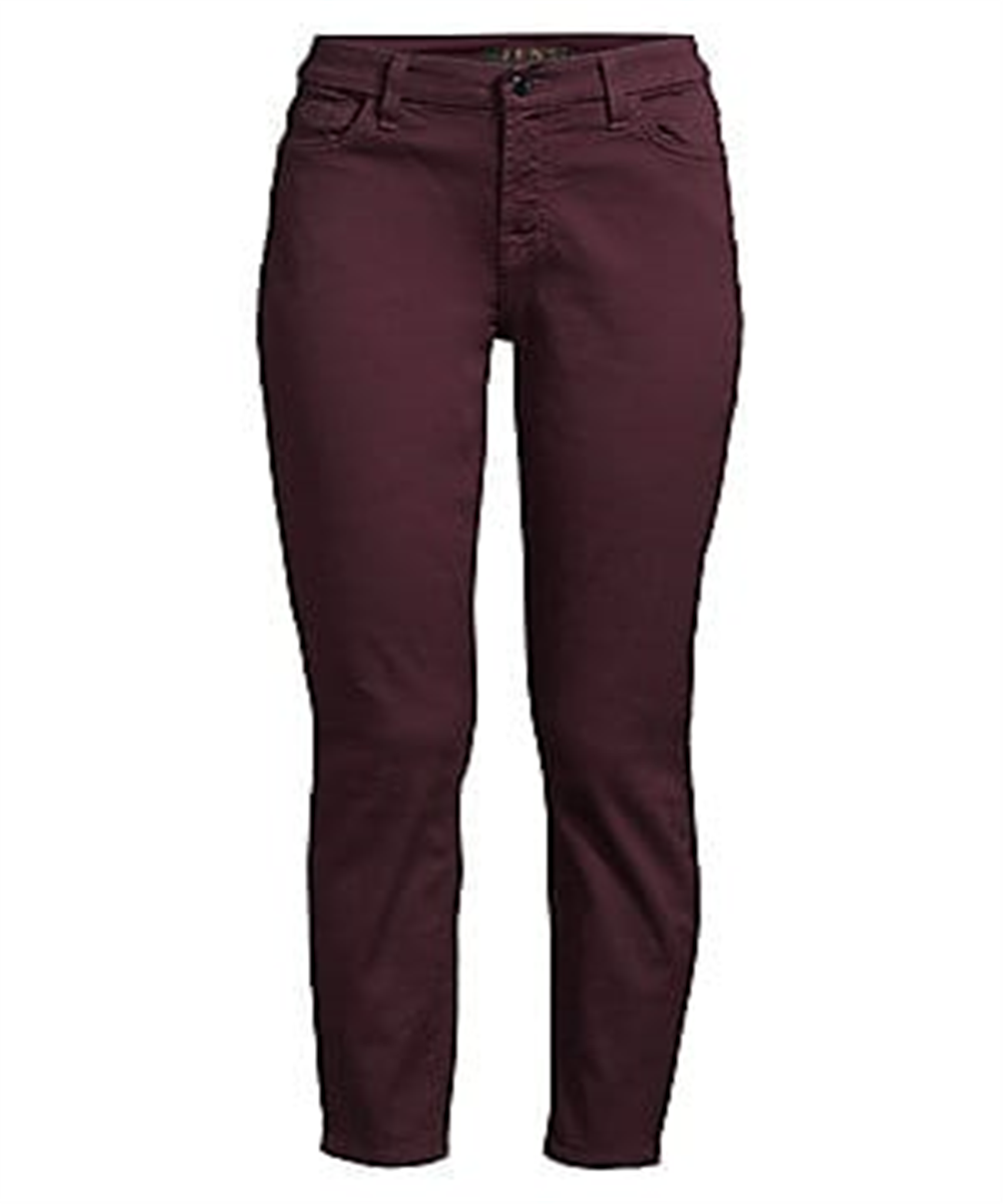 7 For All Mankind Women's Sateen Ankle Skinny Jeans Purple Size 6