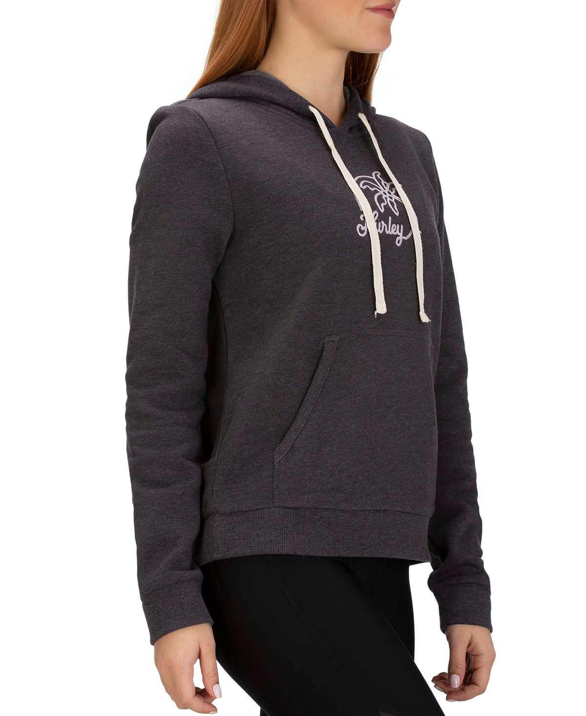 Hurley Women's Sunrise Fleece Lined Hoodie Gray Size Small