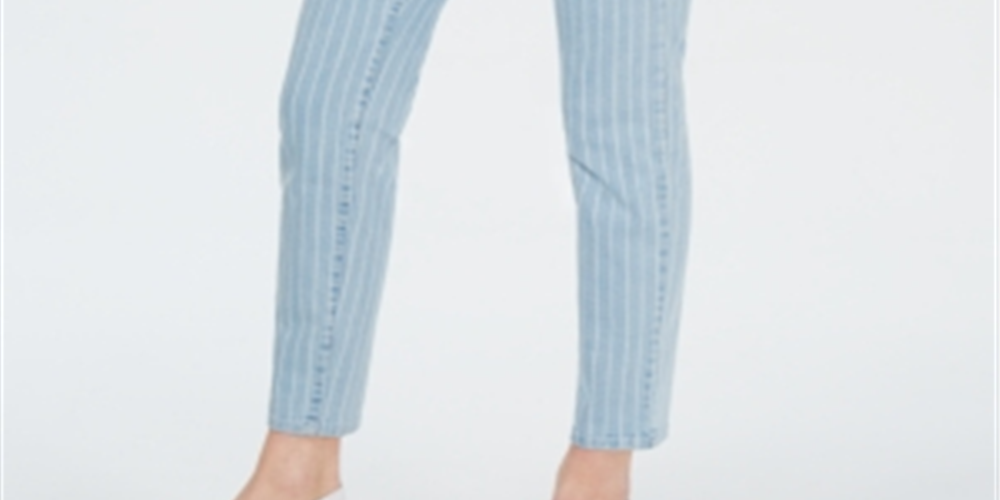 Charter Club Women's Bristol Tummy Control Skinny Ankle Jeans Blue Size 12