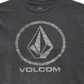 Volcom Men's Corpo Push Graphic Print Logo T-Shirt Gray Size Small