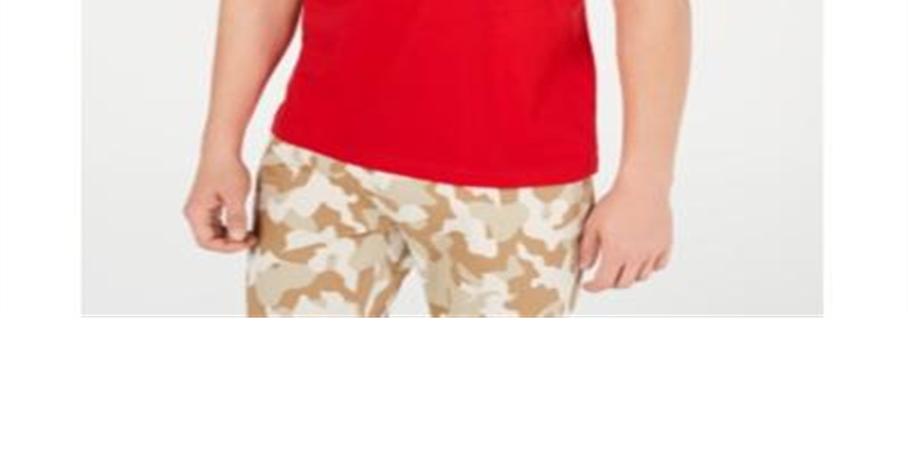 INC International Concepts Men's Metallic Bird T-Shirt  Red Size Medium