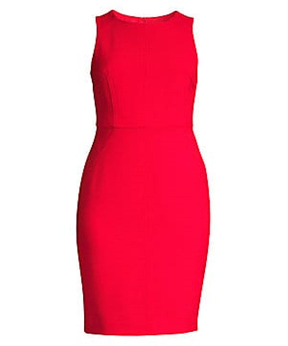 Trina Turk Petit Rouge Sheath Dress Red Size 10