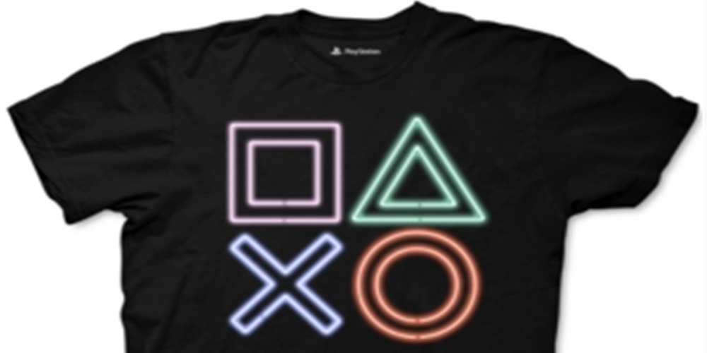 Playstation Men's Graphic T-Shirt Black Size Large