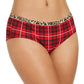 Jenni Women's Printed Hipster Underwear -Red Size XL