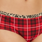 Jenni Women's Printed Hipster Underwear -Red Size XL