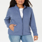 Karen Scott Women's Zip Front Sweater Gray Size Petite XL