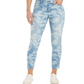 Style & Co Women's Printed Tummy-Control Skinny Jeans Blue Size 10