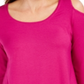 JM Collection Women's Cold Shoulder Top Pink Size Large
