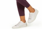 आइडियोलॉजी महिलाओं की टोनल प्रिंट एंकल लेगिंग्स बैंगनी साइज़ XXL