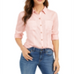 Charter Club Women's Petite Patch-Pocket Shirt - Misty Pink Size Petite XL