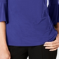 MSK Women's Embellished Bell Sleeve Top Blue Size S