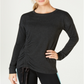 Ideology Women's Fitness Workout Pullover Top Gray Size X-Small