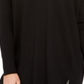 Style & Co Women's V Neck Tunic Black Size Petite M