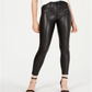 Kendall + Kylie Women's Faux Leather Skinny Pants Black Size 25