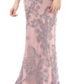 JS Collections Women's Soutache Gown Pink Size 16