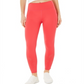 Ideology Women's Perforated Ankle Leggings Pink Size Large