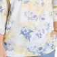 Charter Club Women's Cotton Embroidered Printed Voile Tunic Yellow Size Petite