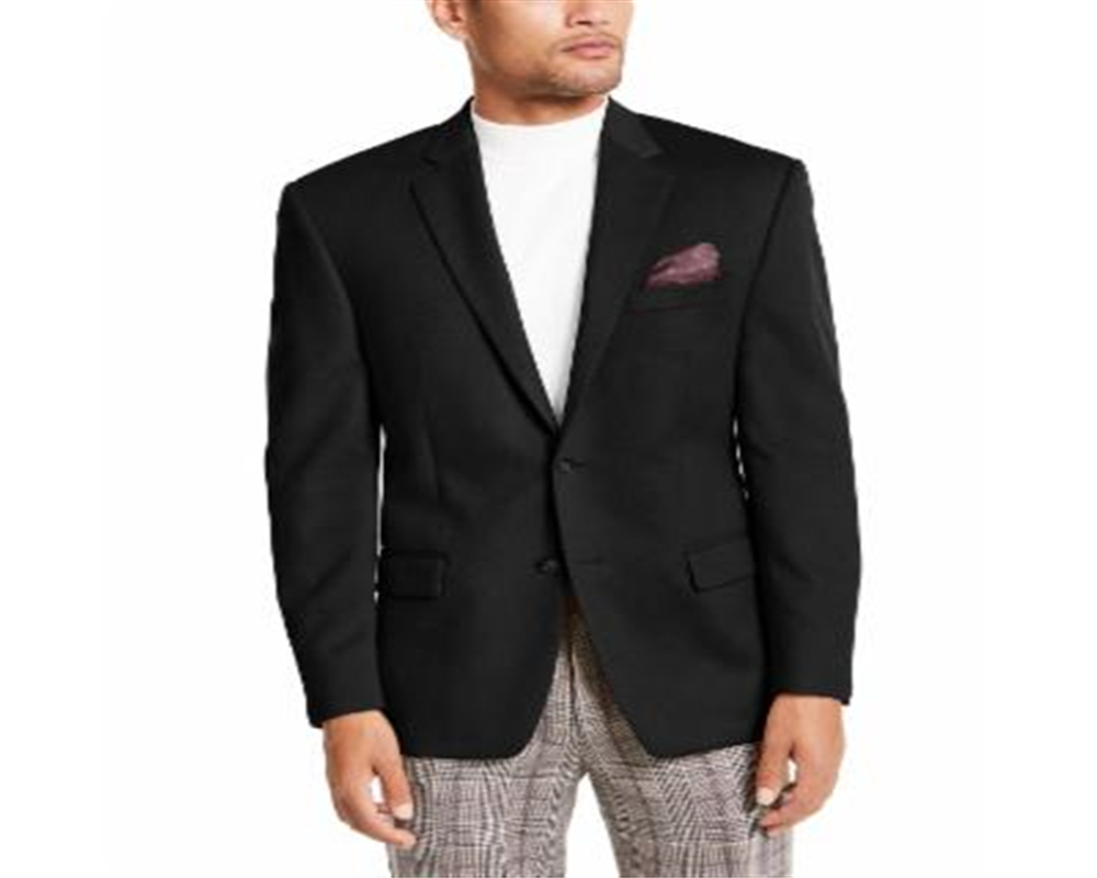 Ralph Lauren Men's Single Breasted Coats Black Size 50