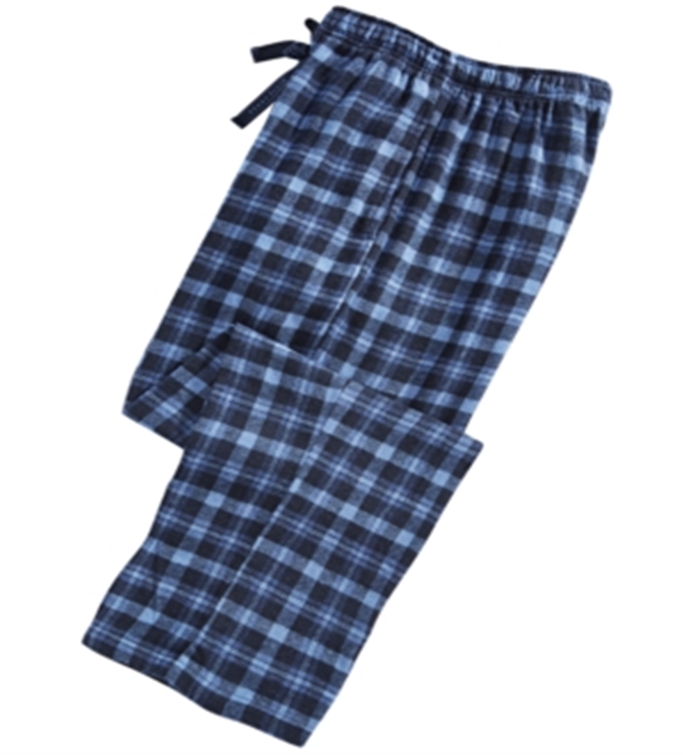 Perry Ellis Men's Flannel Comfort Fit Sleep Pant Blue Size Small