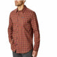 Columbia Men's Vapor Ridge Iii Modern Classic Fit Plaid Shirt Red Size 2XL