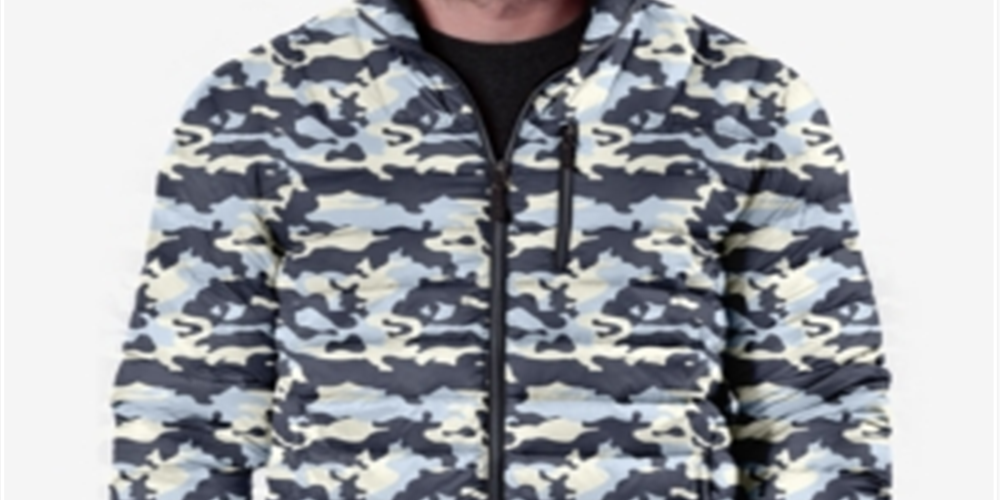 Hawke & Co. Men's Colorblocked Packable Down Blend Jacket Navy Size XX-Large