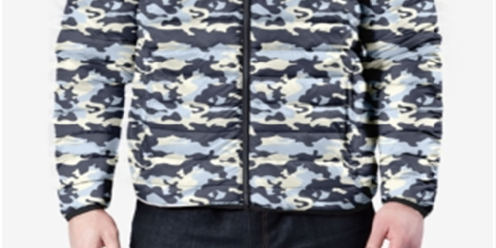 Hawke & Co. Men's Colorblocked Packable Down Blend Jacket Navy Size XX-Large