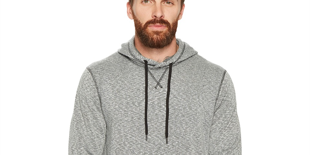 Levi's Men's Cash Textured Fleece Hoodie Gray Size XX-Large