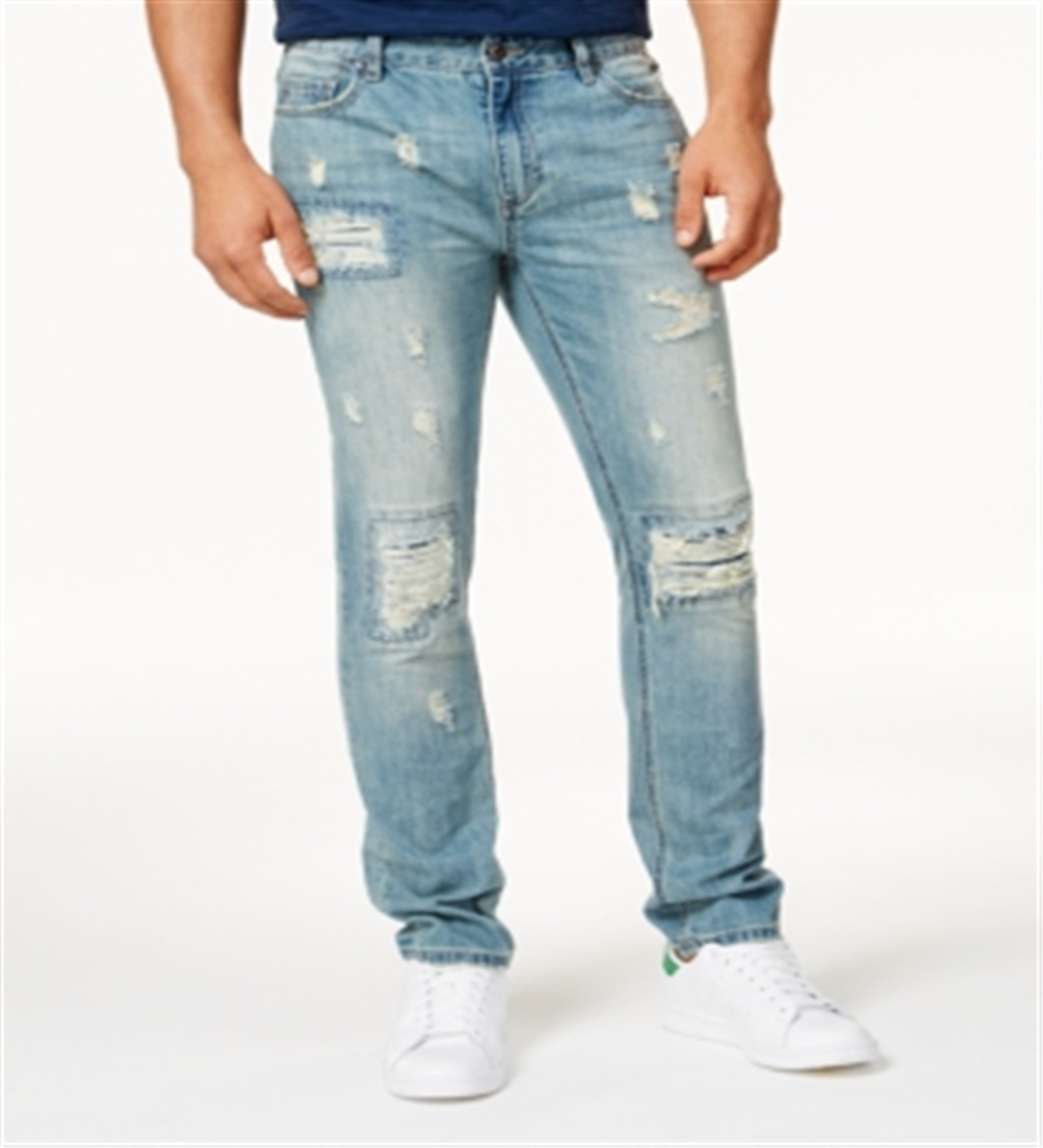 American Rag Men's Vintage Wash Distressed Jeans Blue Size 38X30