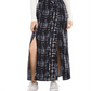 Be Bop Junior's Printed Double Slit Maxi Skirt Navy Size Large