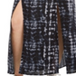 Be Bop Junior's Printed Double Slit Maxi Skirt Navy Size Large