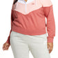 Nike Women's Plus Color Block Hoodie Orange Size X-Large
