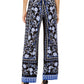 INC International Concepts Women's Tie Wide Leg Pants Black Size Large